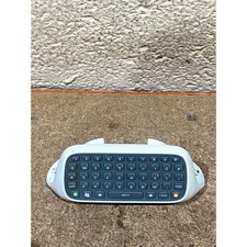 Microsoft X814365-001 Chatpad White Ergonomic Compact for Xbox 360 Controller