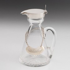 Whisky noggin with - noggin, sterling