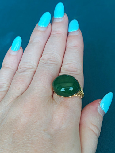 Joy 47ct green jade - green,