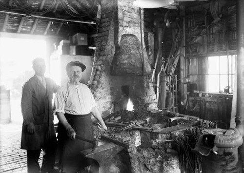 Blacksmith work the old - work,