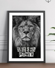 LION HEAD MOTIVATIONAL POWER
