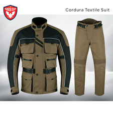 Warrior Gears 6 Pockets Mens Motorcycle Suit Textile Racing Suit with CE Armours