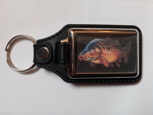 Carp fishing leather - fishing, keyring