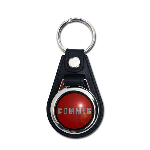 Commer trucks faux leather key - commer,