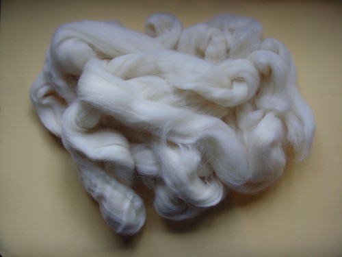 Cheviot natural wool rovings - natural,