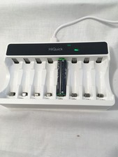 HiQuick LCD 8-slot Battery Charger for Rechargeable Batteries, Type C, USB (H12)