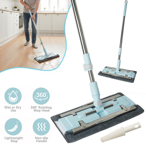 Flat mop for hardwood floors - mop,