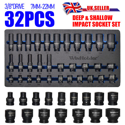 Deep shallow impact socket - deep,