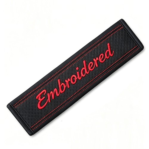 Personalised black leather - p,