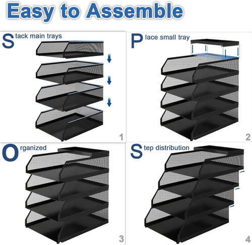 Tiers office filing - tiers, trays