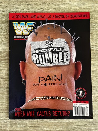 Wwf magazine february 1998 - magazine,