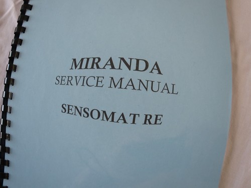 Miranda service manual - miranda,