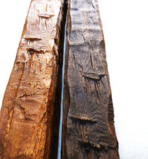 Fireplace mantel faux oak - mantel,,