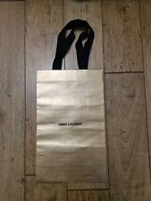 YSL Saint Laurent Limited Edition Holiday Gold Gift Bag  32x 53x 15cm 