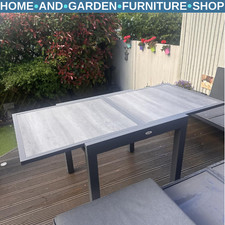Extending garden dining table - dining,