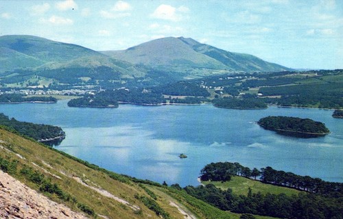 Postcard lake district - lake,