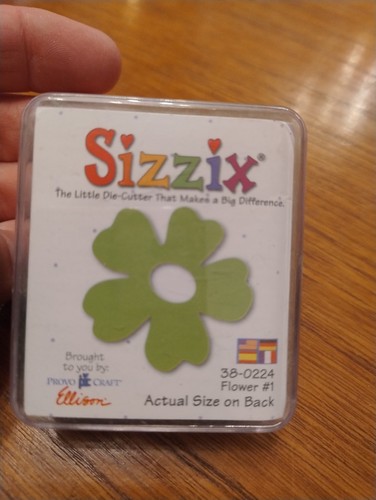 Sizzix small die frame - die,