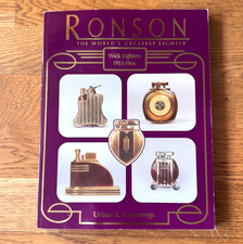 RONSON THE WORLDS GREATEST LIGHTER PETROL POCKET TABLE LIGHTERS CUMMINGS BOOK