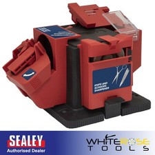 Sealey Multipurpose Sharpener Bench Mounting 65W Drill Bits Scissors Chisels