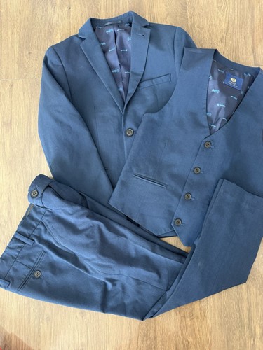 Next boys navy 3piece - navy, suit