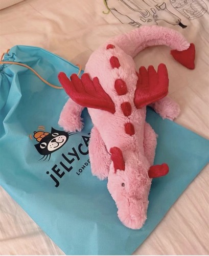 Jelly cat crimson - heart, dragon