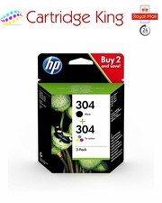 Original HP 304 Black & Colour Ink Cartridges for HP DeskJet 2622 All-In-One Pri