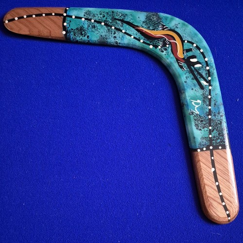 Boomerang painted - boomerang, 14"