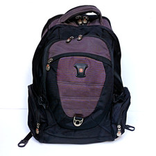 ?? Swiss Gear Airflow 15" Laptop Multipocket Backpack Oversized Zips Black 30L