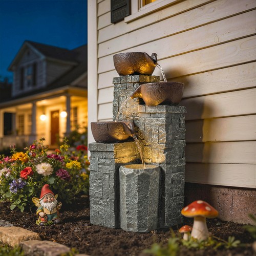 Tier outdoor fountain - 4-tier,