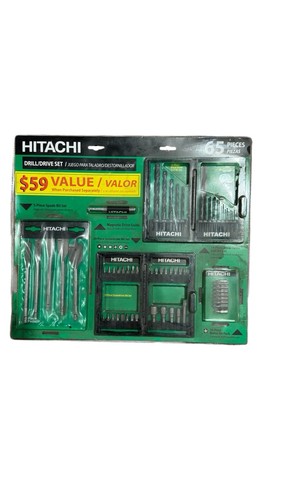Hitachi piece general - hitachi, 65-piece