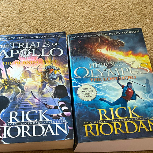Rick riordan paperback book - riordan,