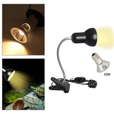 UVA+UVB Reptile Heat Light Bulb Lamp Holder Clip For Tortoise Turtle Lizard Sets