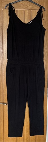 Hush black jersey jumpsuit - hush,