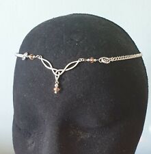 Celtic Elven Triquetra and Citrine Circlet Headdress Pagan Wicca Jewellery  ☆ ©