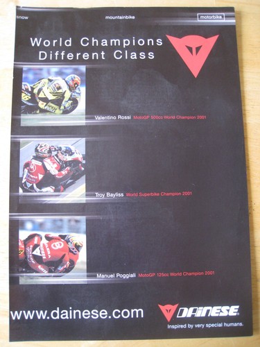 Dainese world champions rossi - champions,