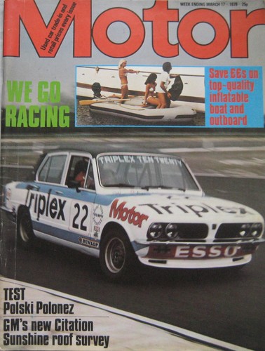 Motor magazine march 1979 - magazine,