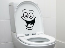 Toilet face funny - funny, stickers