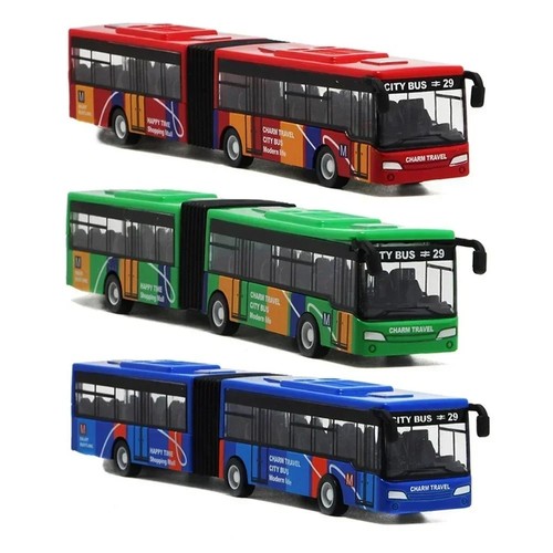 Alloy city bus toy - alloy,