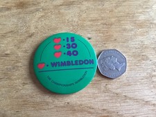WIMBLEDON BADGE, ❤️ 15.30.40  THE CHAMPIONSHIPS WIMBLEDON