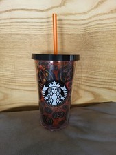Starbucks Tumbler Cold Cup Autumn Pumpkins Halloween Grande 16oz Europe