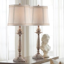 Shabby Chic Table Lamps Set of