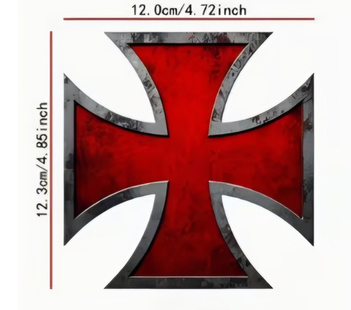 Knights templar cross red car - knights,
