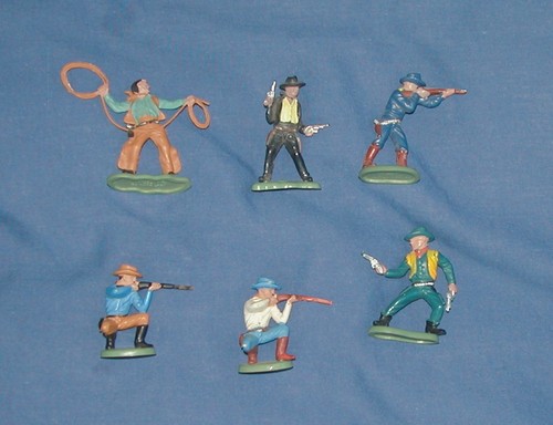 Britains cowboys six figures - britains,