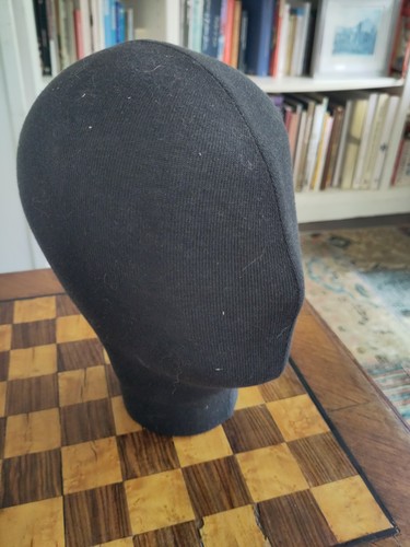 Mannequin head covered in - covered,