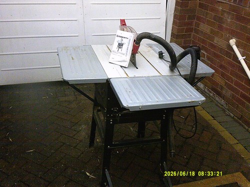 Table bench saw used - bench,