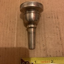 RARE, ANTIQUE BRASS INSTRUMENT MOUTHPIECE - SALVATION ARMY  - USED AND WORN