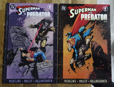 SUPERMAN VS PREDATOR BOOKS 1 &