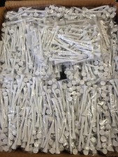 1000 JL Golf White wooden tees 69 / 70mm long (2 3/4") *NEW* Xmas gift fathers