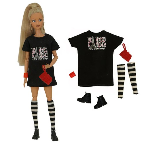 Black fashion clothes set - clothes,