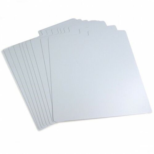 White vinyl inch record - 12",